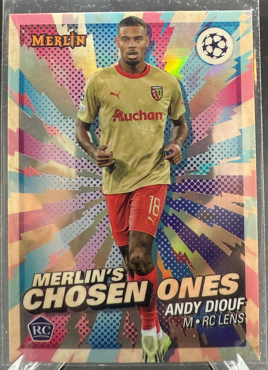 2023-24 Merlin UEFA Andy Diouf RC Chosen Ones #MC-12
