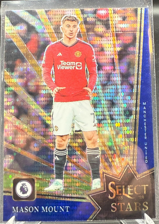 2023-24 Select Premier League Mason Mount Stars #23 Blue Pulsar