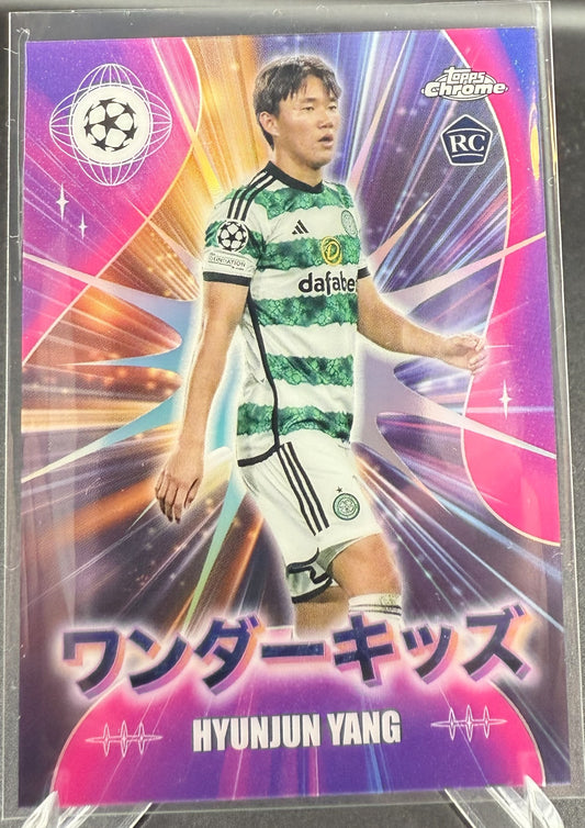 2023-24 Topps Chrome Japan Hyunjun Yang Wonderkids #WK-11