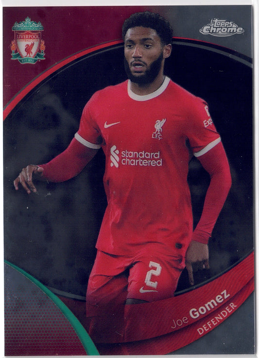 2023-24 Topps Chrome Liverpool FC #006 Joe Gomez