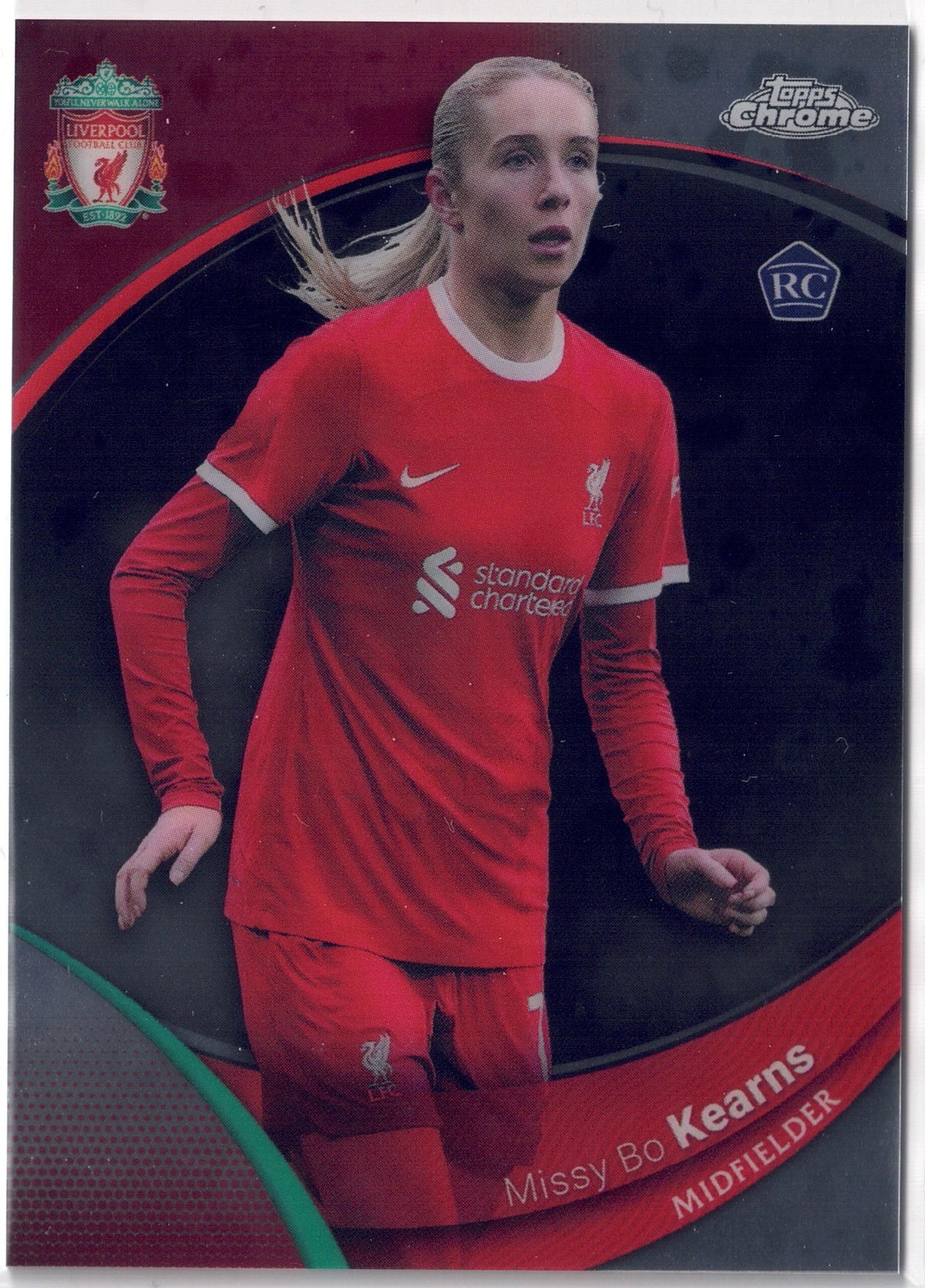 2023-24 Topps Chrome Liverpool FC #027 Missy Bo Kearns RC