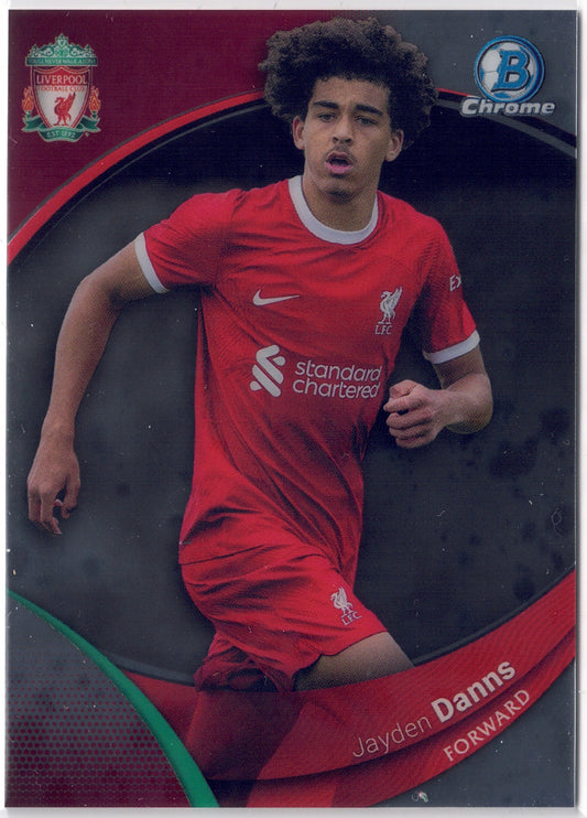 2023-24 Topps Chrome Liverpool FC #039 Jayden Danns