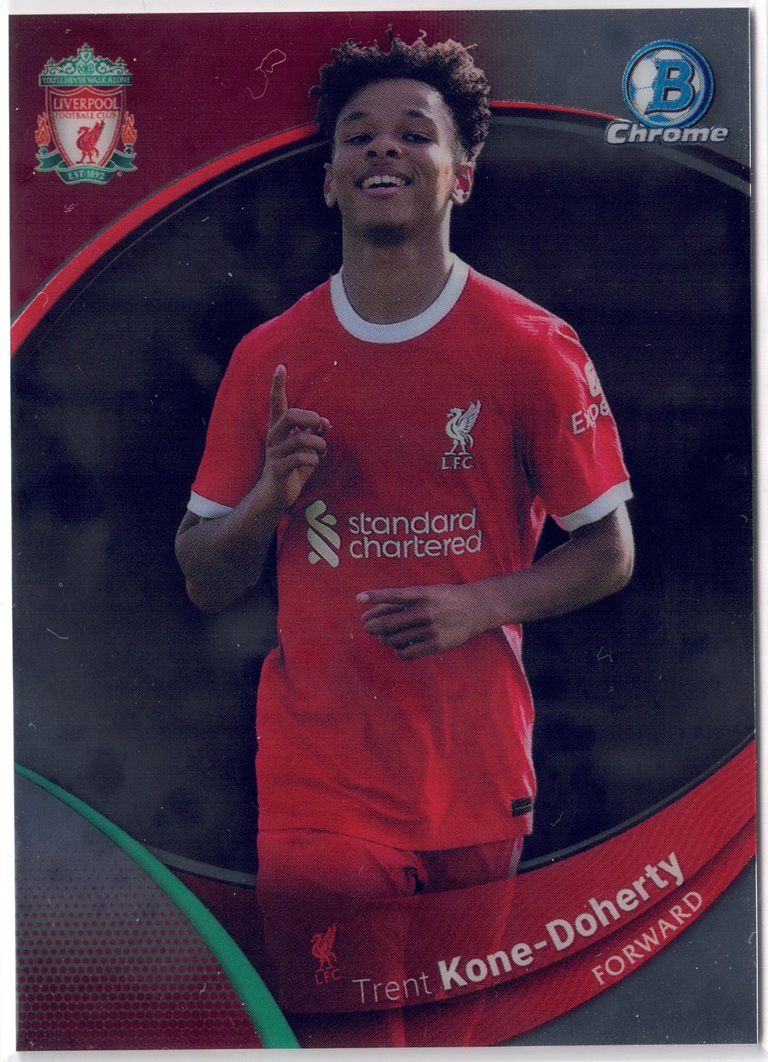 2023-24 Topps Chrome Liverpool FC #041 Trent Kone-Doherty