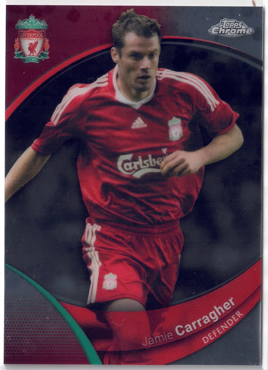 2023-24 Topps Chrome Liverpool FC #043 Jamie Carragher