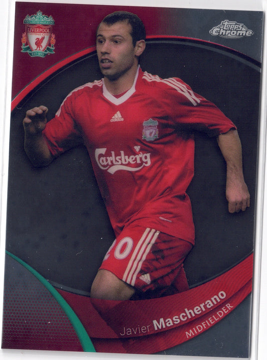 2023-24 Topps Chrome Liverpool FC #044 Javier Mascherano