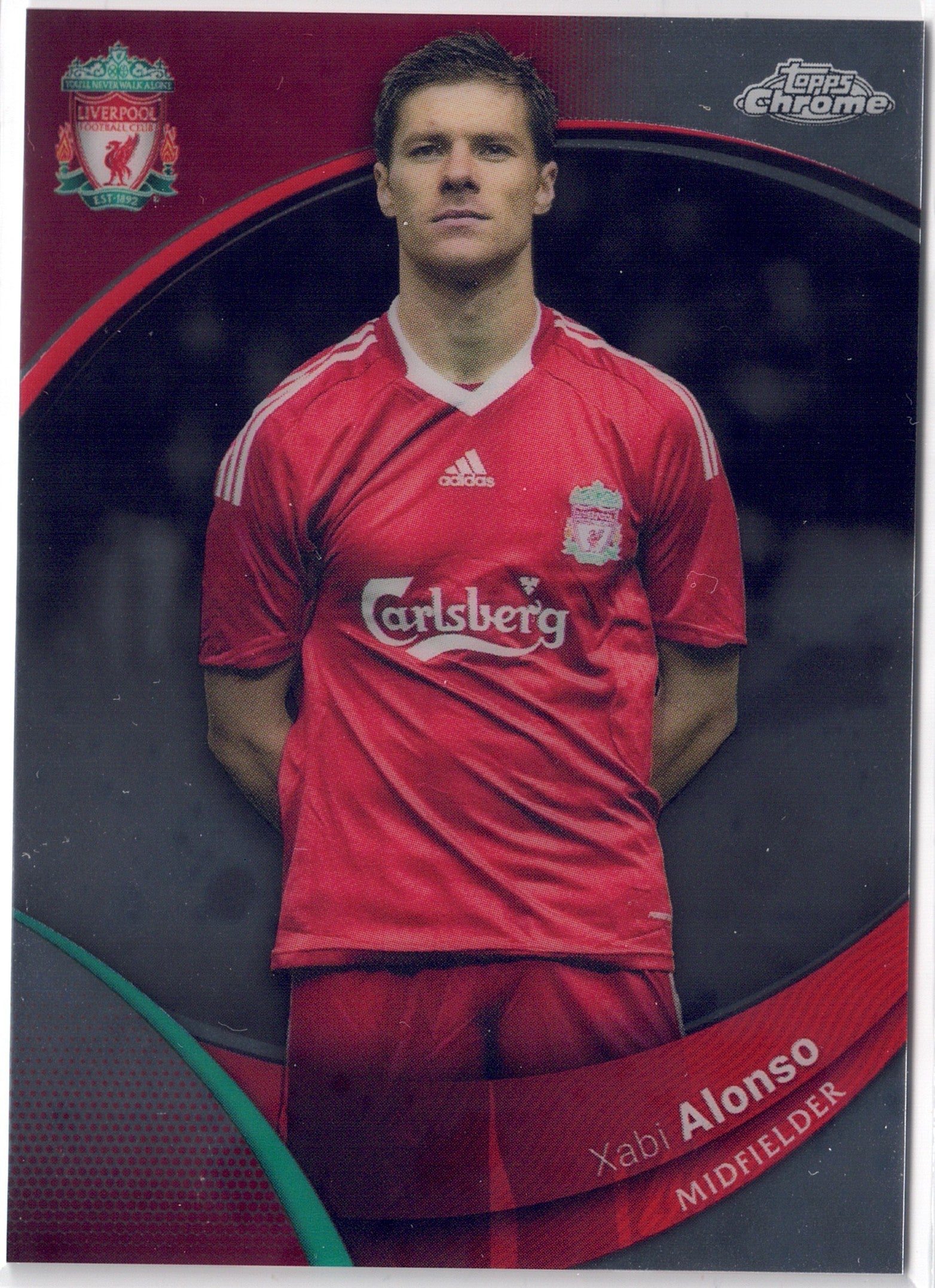 2023-24 Topps Chrome Liverpool FC #047 Xabi Alonso