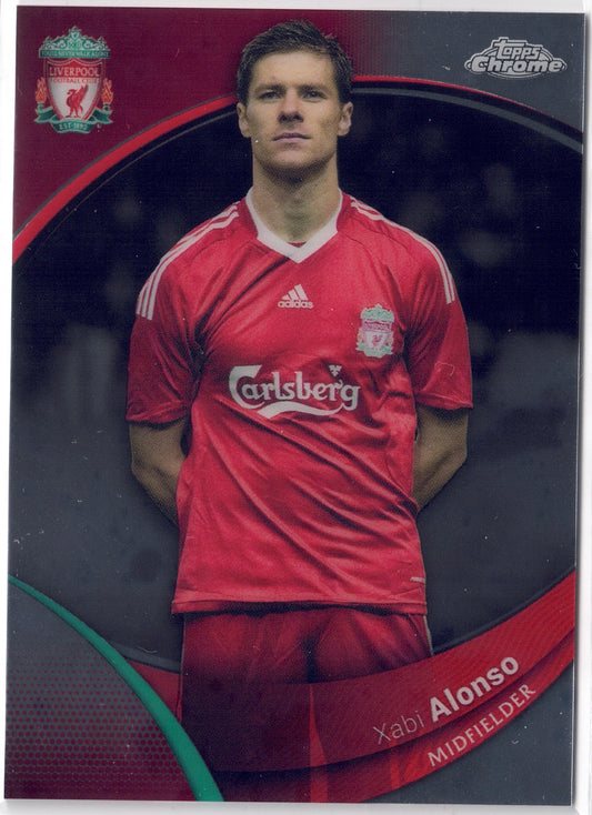 2023-24 Topps Chrome Liverpool FC #047 Xabi Alonso