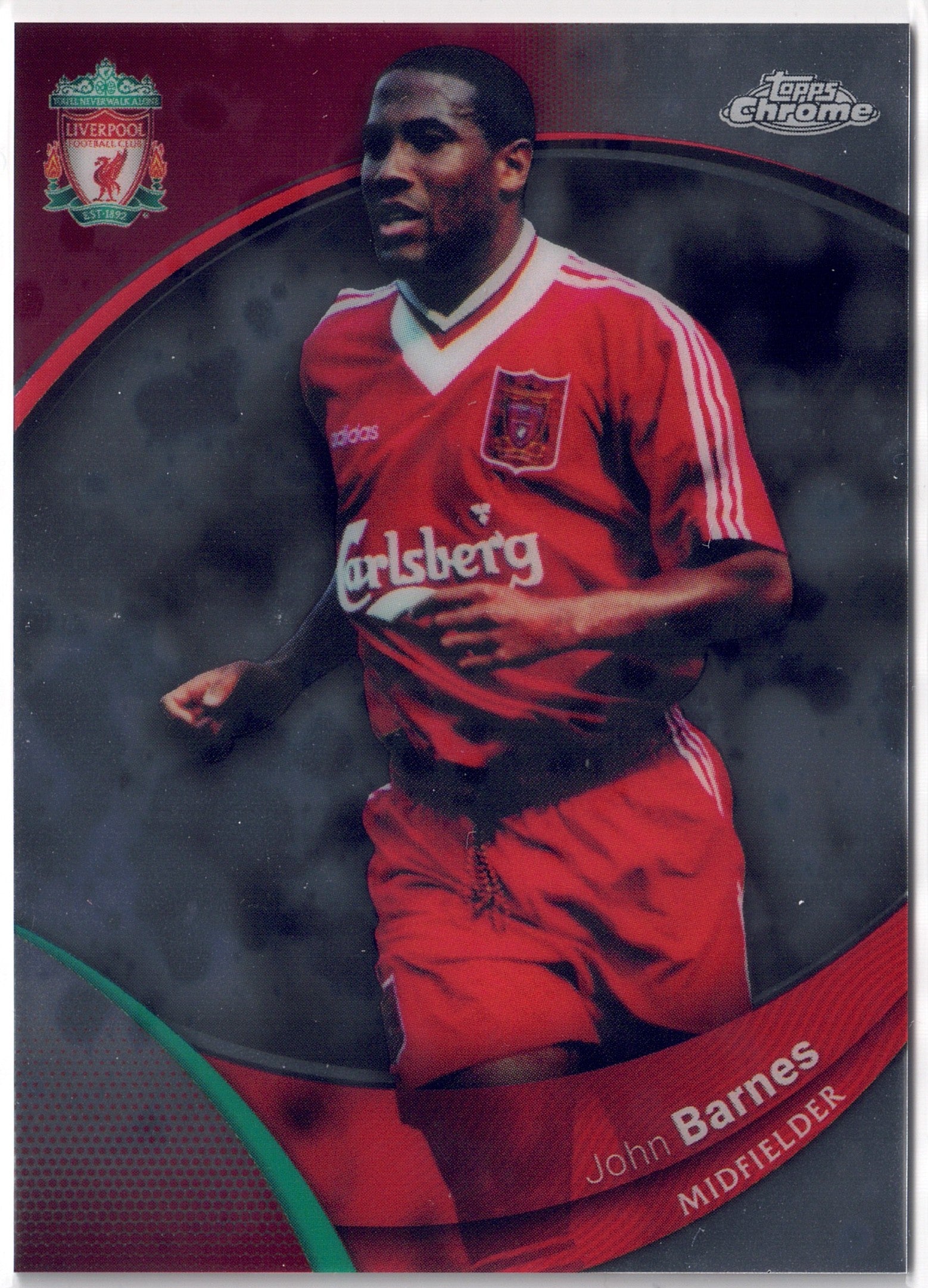 2023-24 Topps Chrome Liverpool FC #048 John Barnes