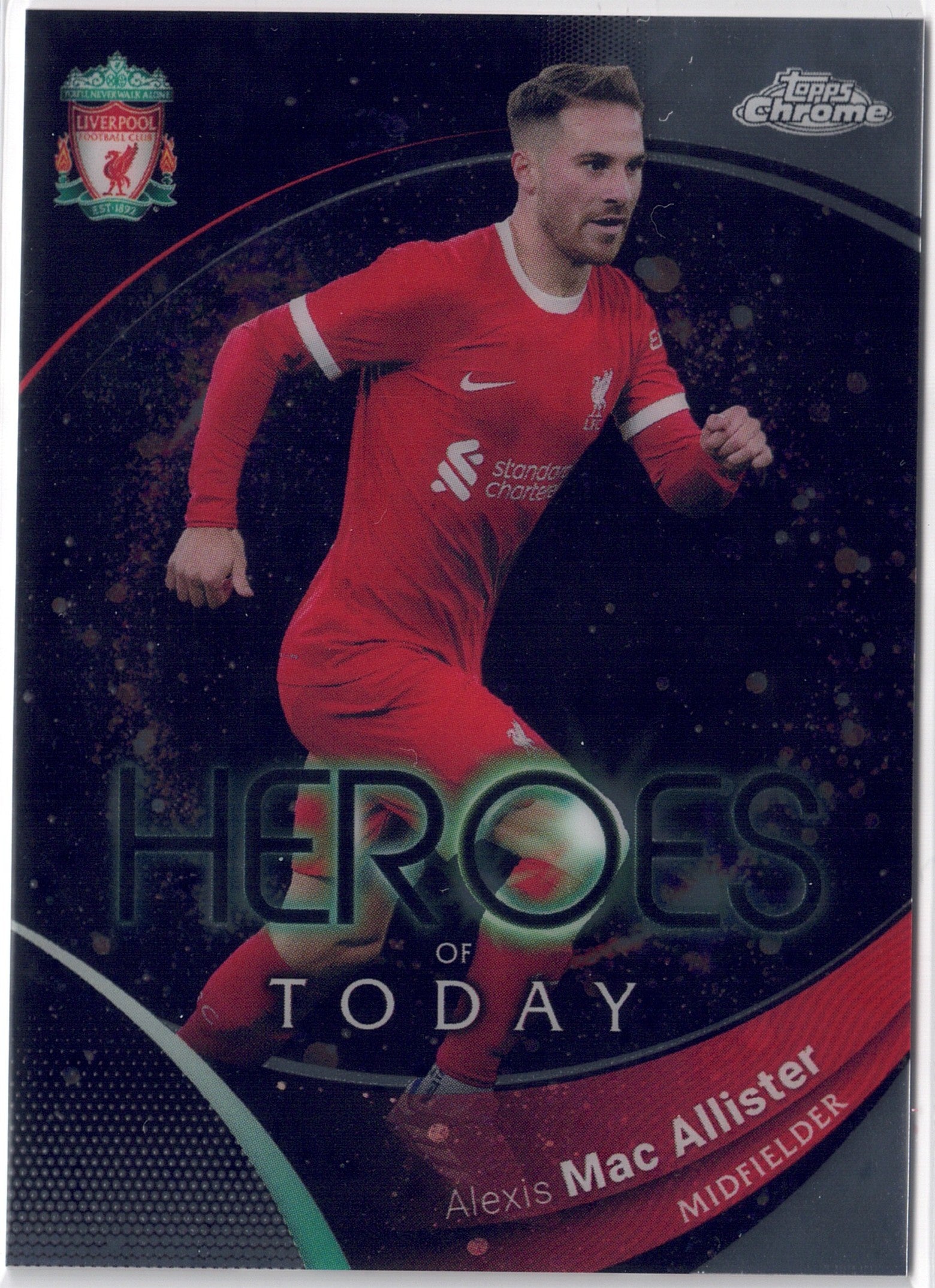 2023-24 Topps Chrome Liverpool FC #062 Alexis Mac Allister