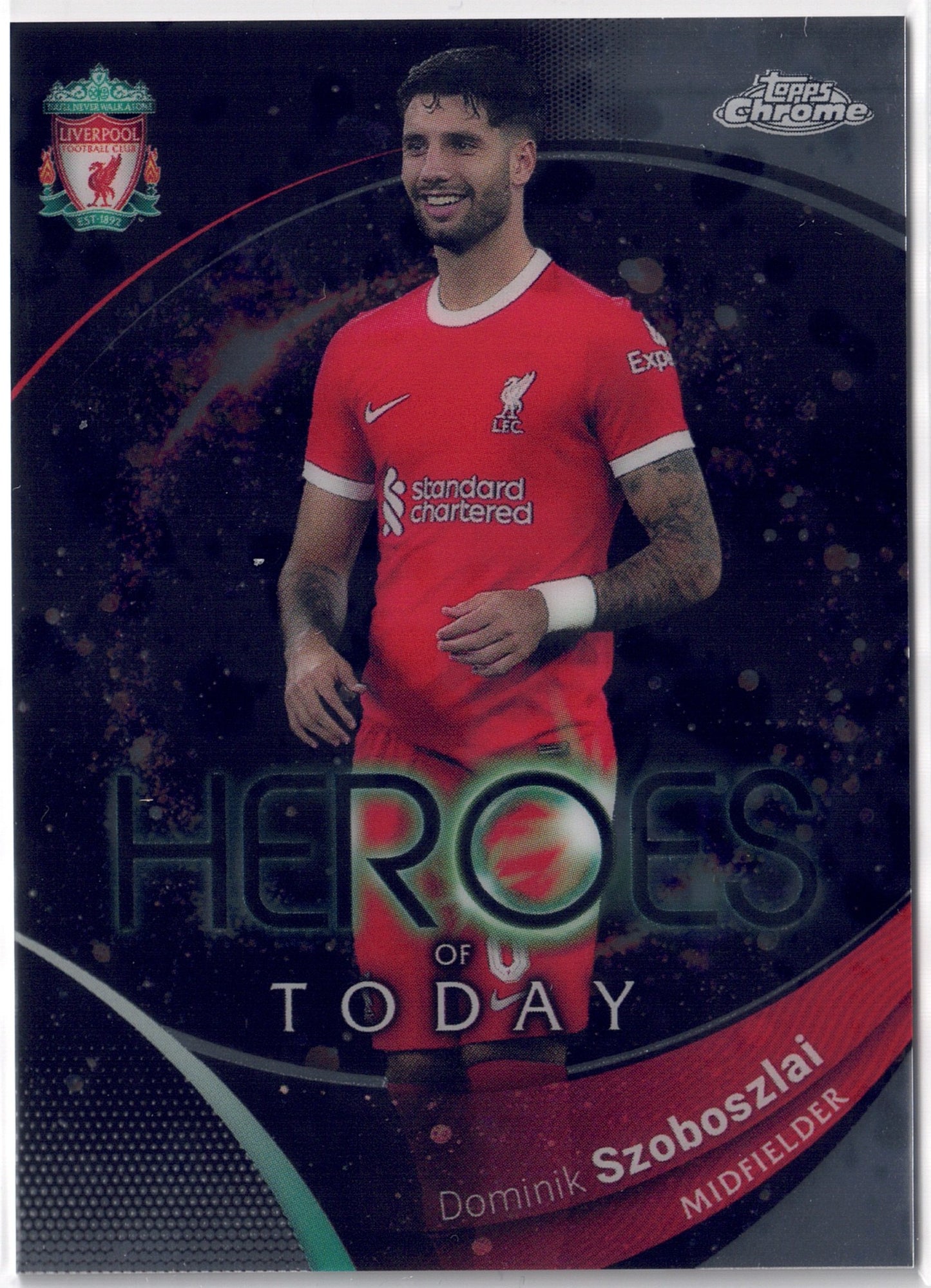 2023-24 Topps Chrome Liverpool FC #063 Dominik Szoboszlai