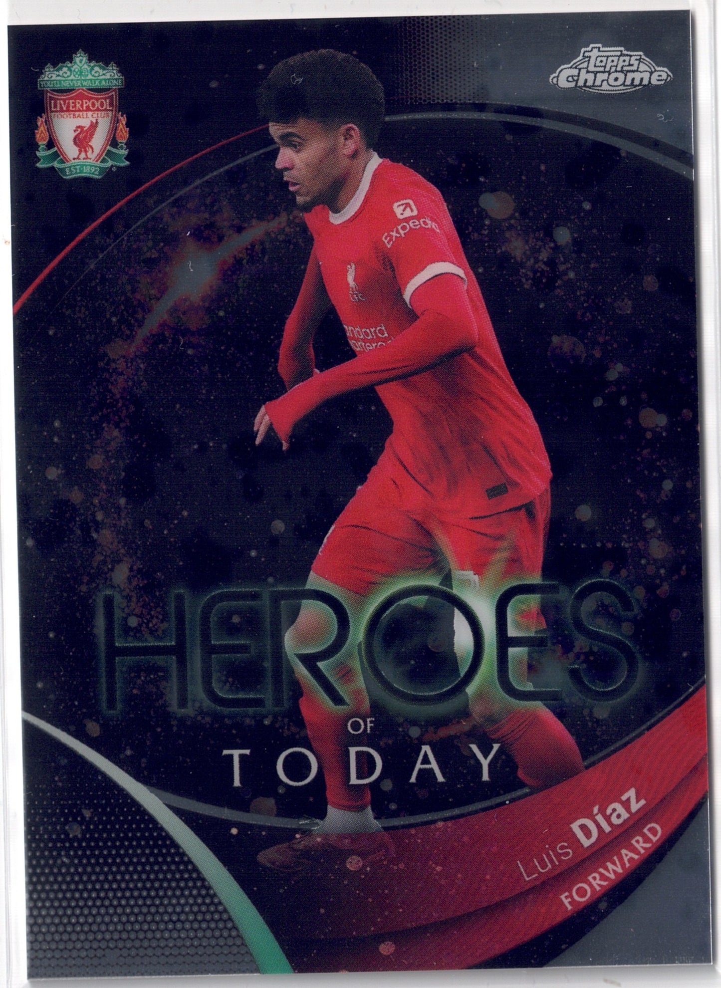 2023-24 Topps Chrome Liverpool FC #072 Luis Diaz