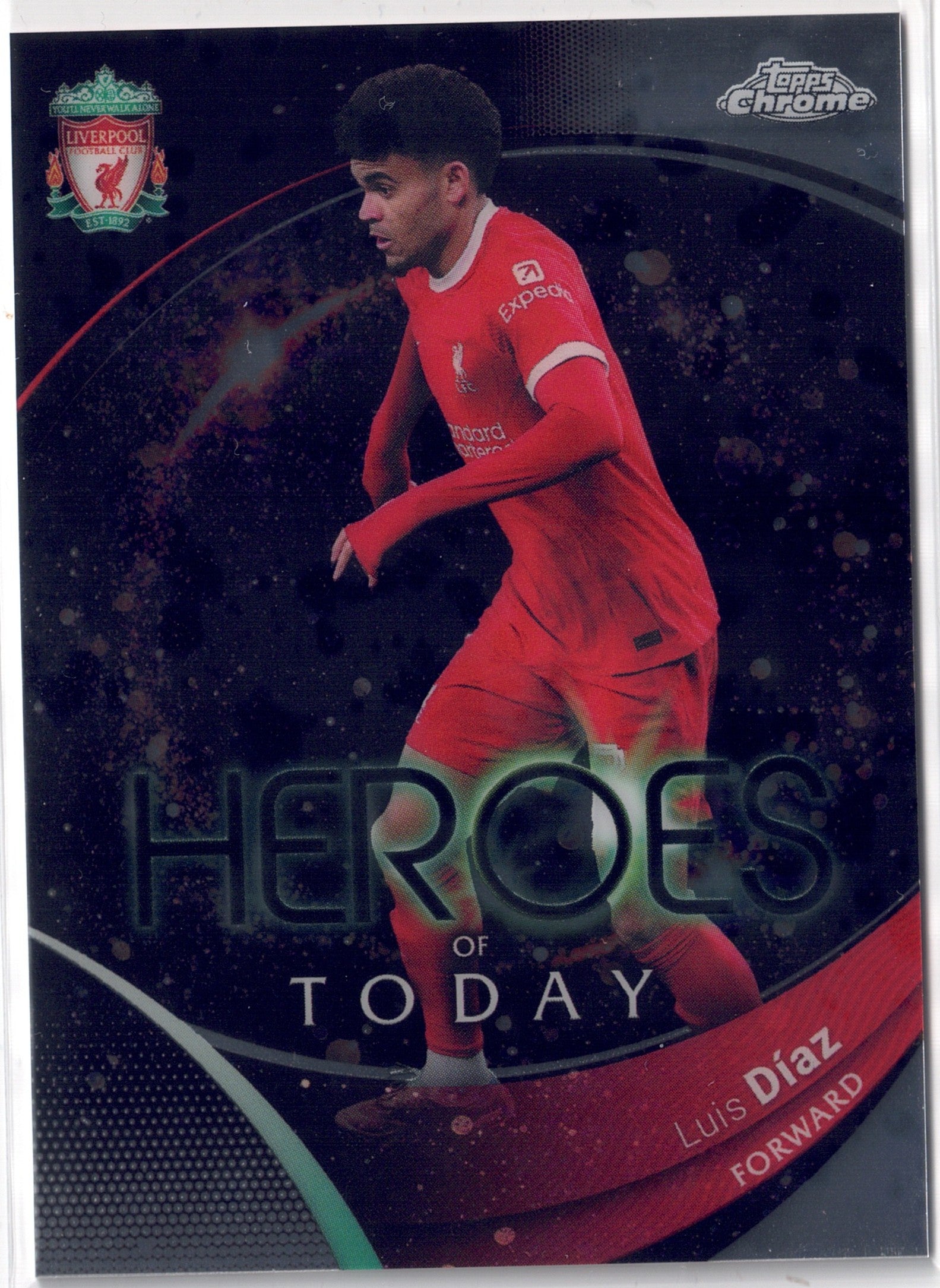 2023-24 Topps Chrome Liverpool FC #072 Luis Diaz
