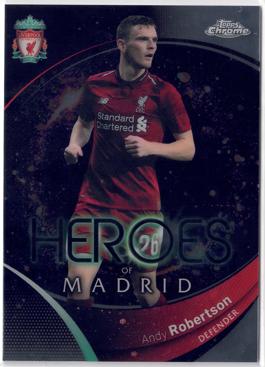 2023-24 Topps Chrome Liverpool FC #076 Andy Robertson