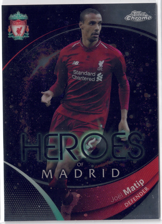 2023-24 Topps Chrome Liverpool FC #078 Joel Matip