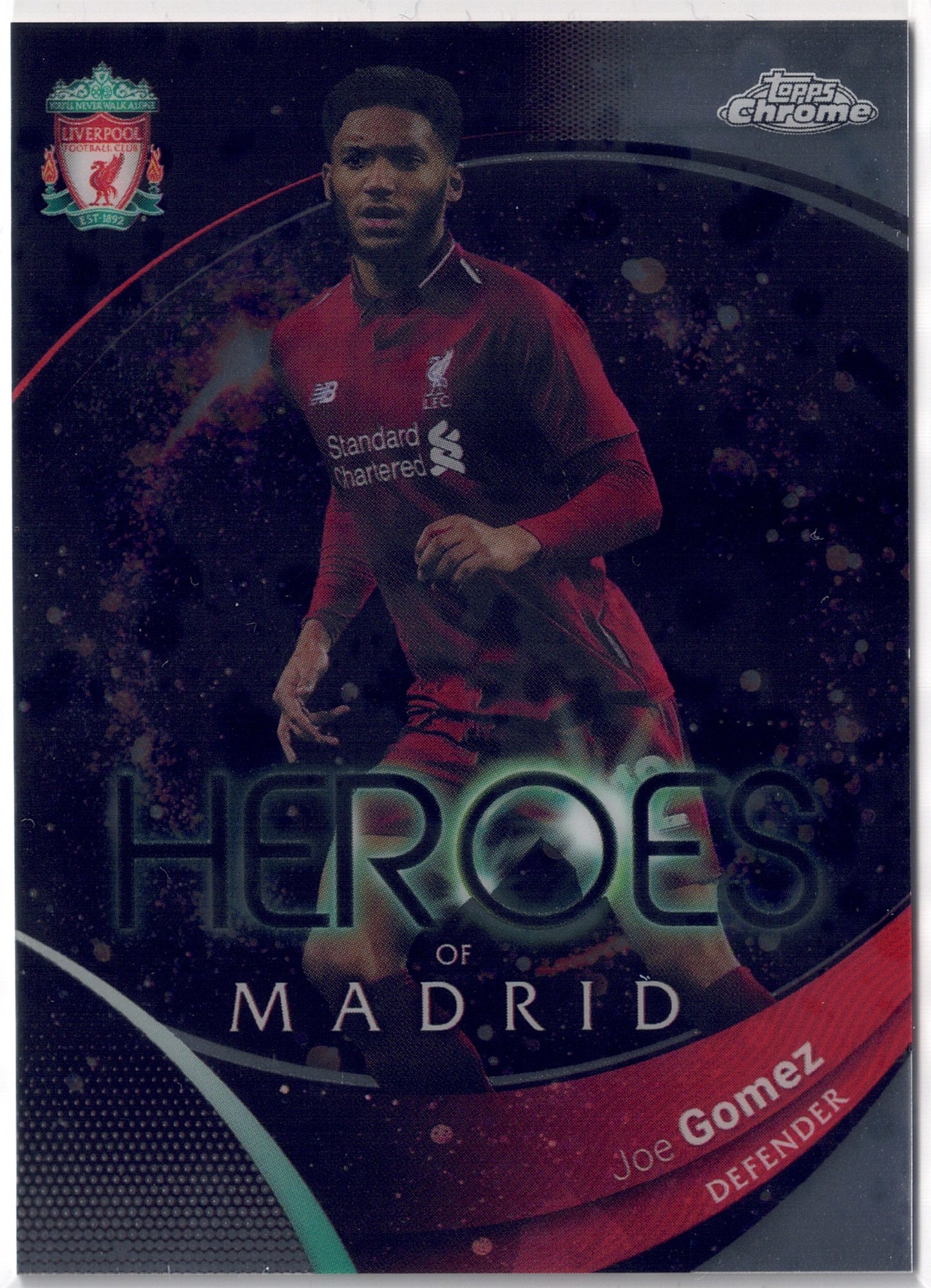 2023-24 Topps Chrome Liverpool FC #079 Joe Gomez