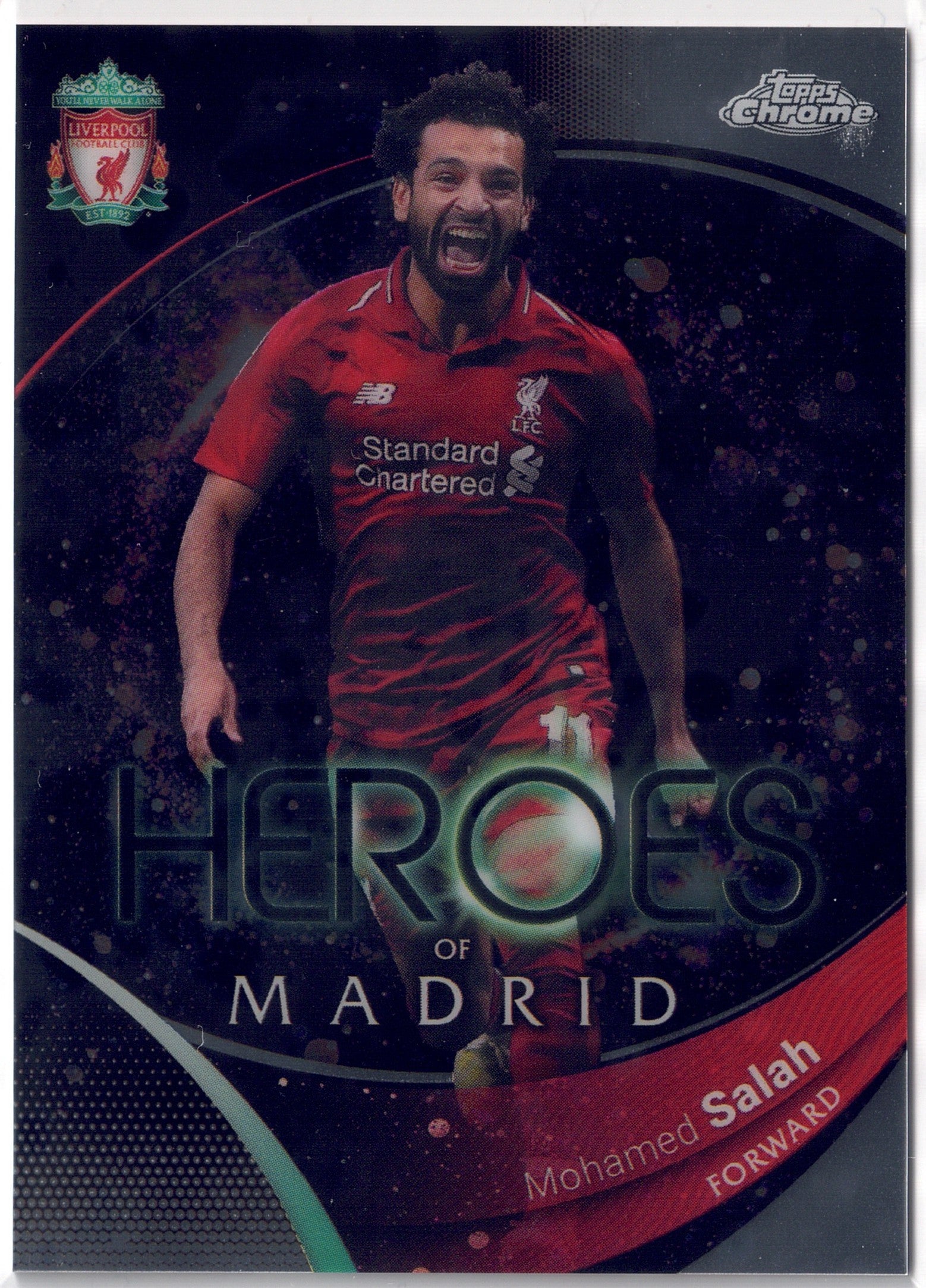 2023-24 Topps Chrome Liverpool FC #081 Mohamed Salah