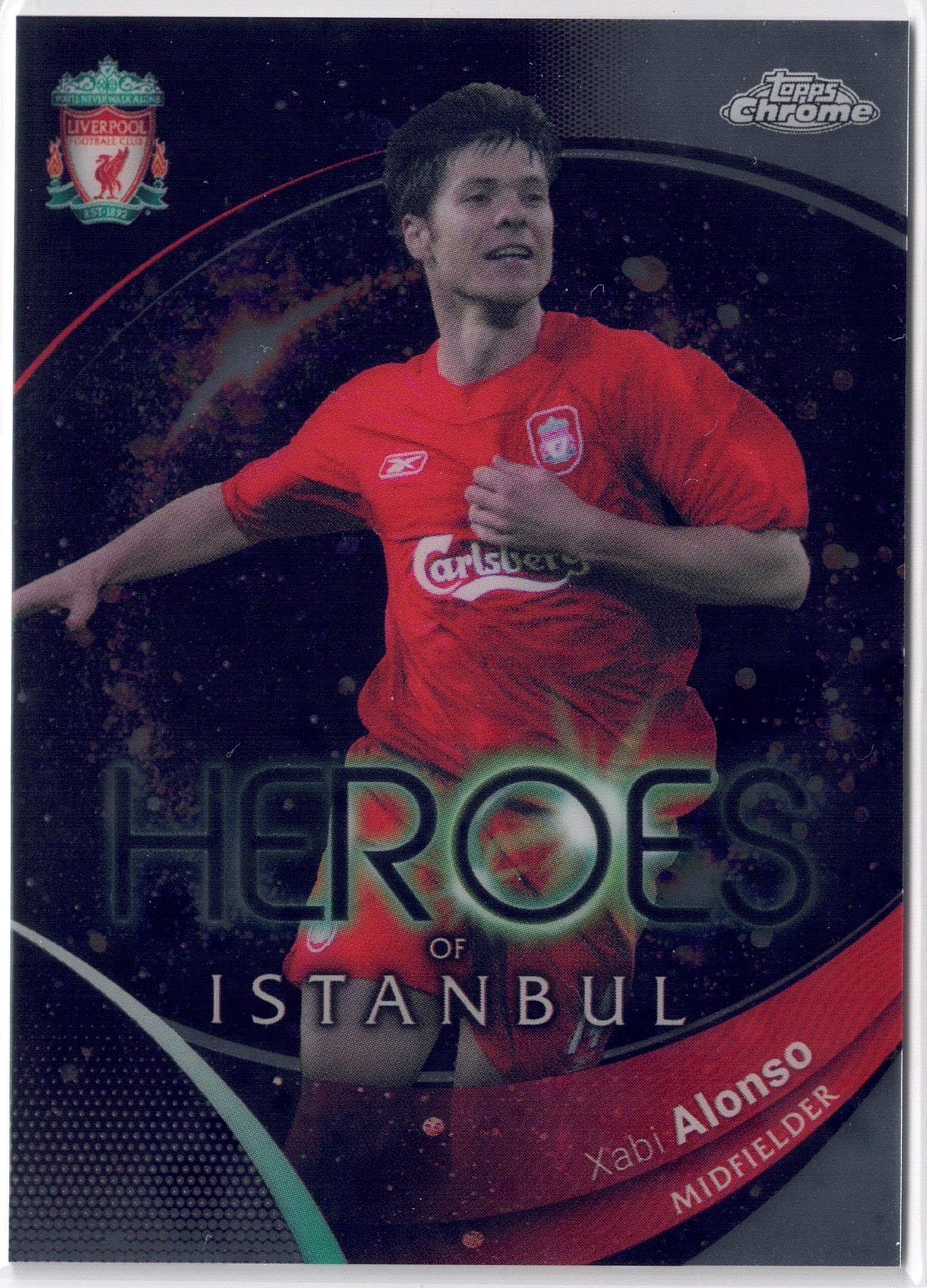 2023-24 Topps Chrome Liverpool FC #086 Xabi Alonso
