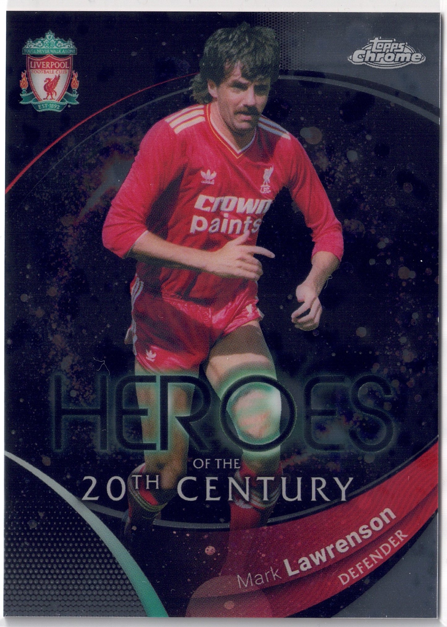 2023-24 Topps Chrome Liverpool FC #091 Mark Lawrenson