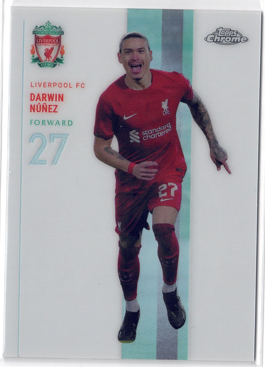 2023-24 Topps Chrome Liverpool FC #CL10 Darwin Nuñez Clinical