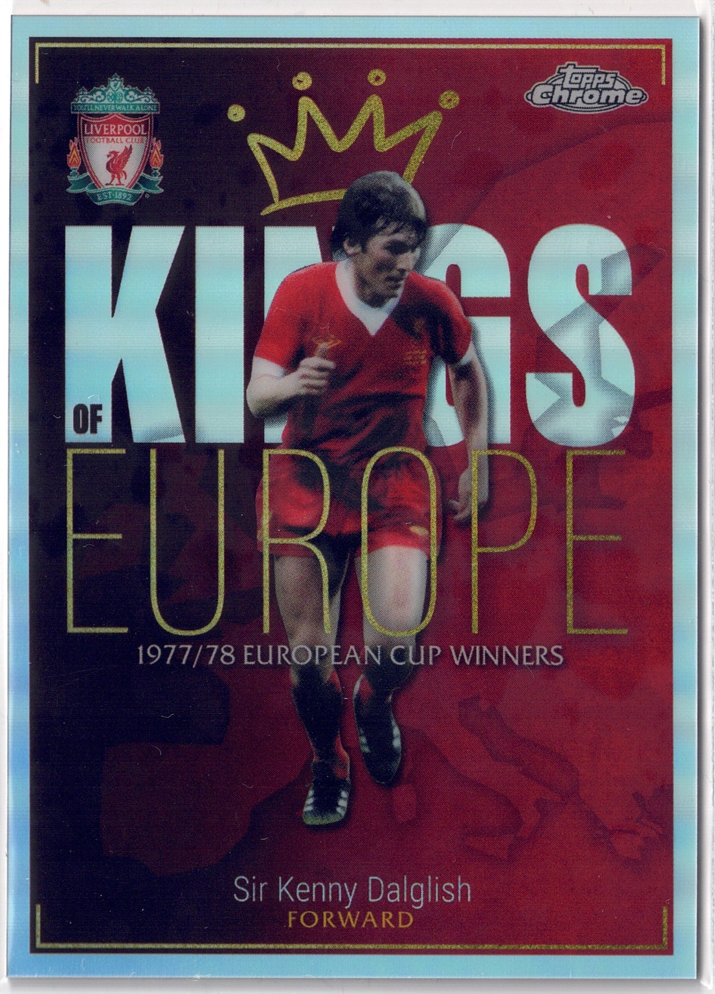 2023-24 Topps Chrome Liverpool FC #KE02 Sir Kenny Dalglish Kings of Europe