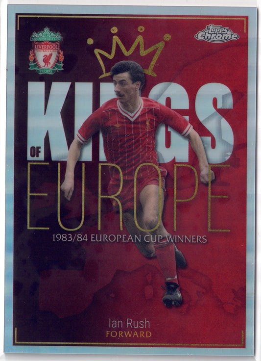 2023-24 Topps Chrome Liverpool FC #KE04 Ian Rush Kings of Europe
