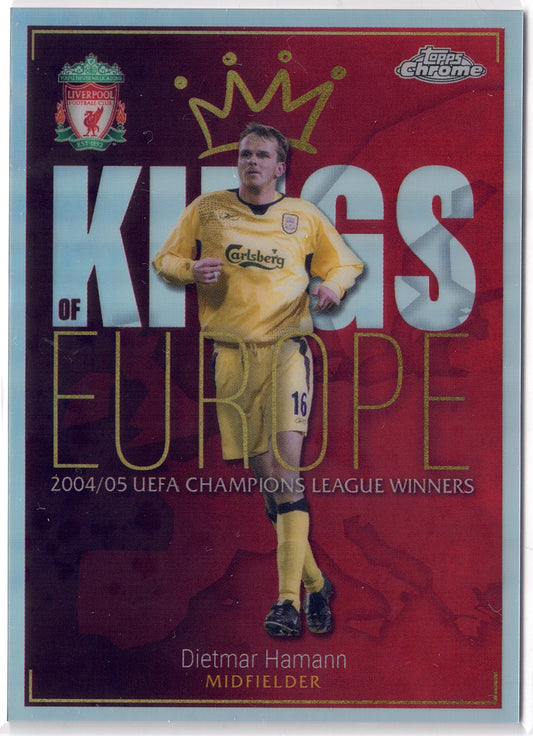 2023-24 Topps Chrome Liverpool FC #KE05 Dietmar Hamann Kings of Europe