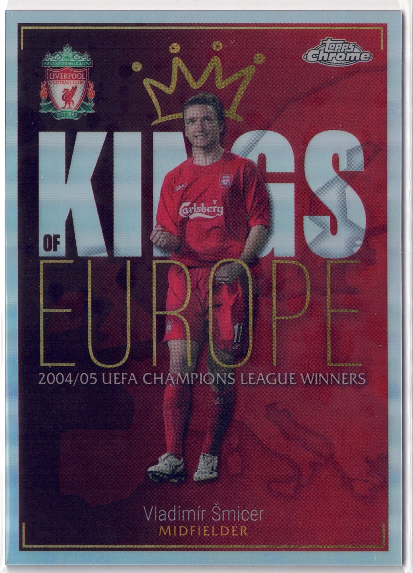 2023-24 Topps Chrome Liverpool FC #KE11 Vladimir Smicer Kings of Europe
