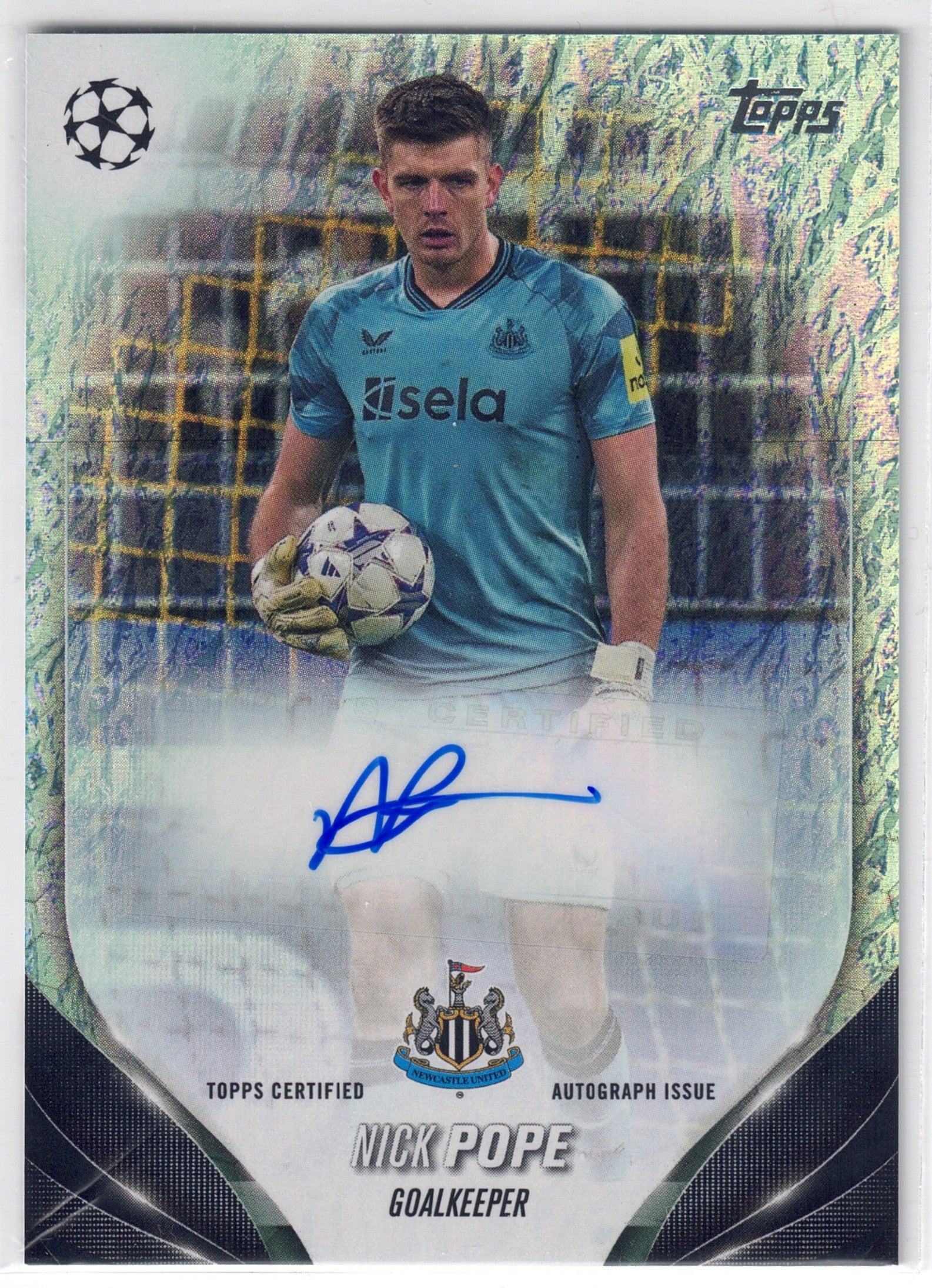 2023-24 Topps UCC Nick Pope auto