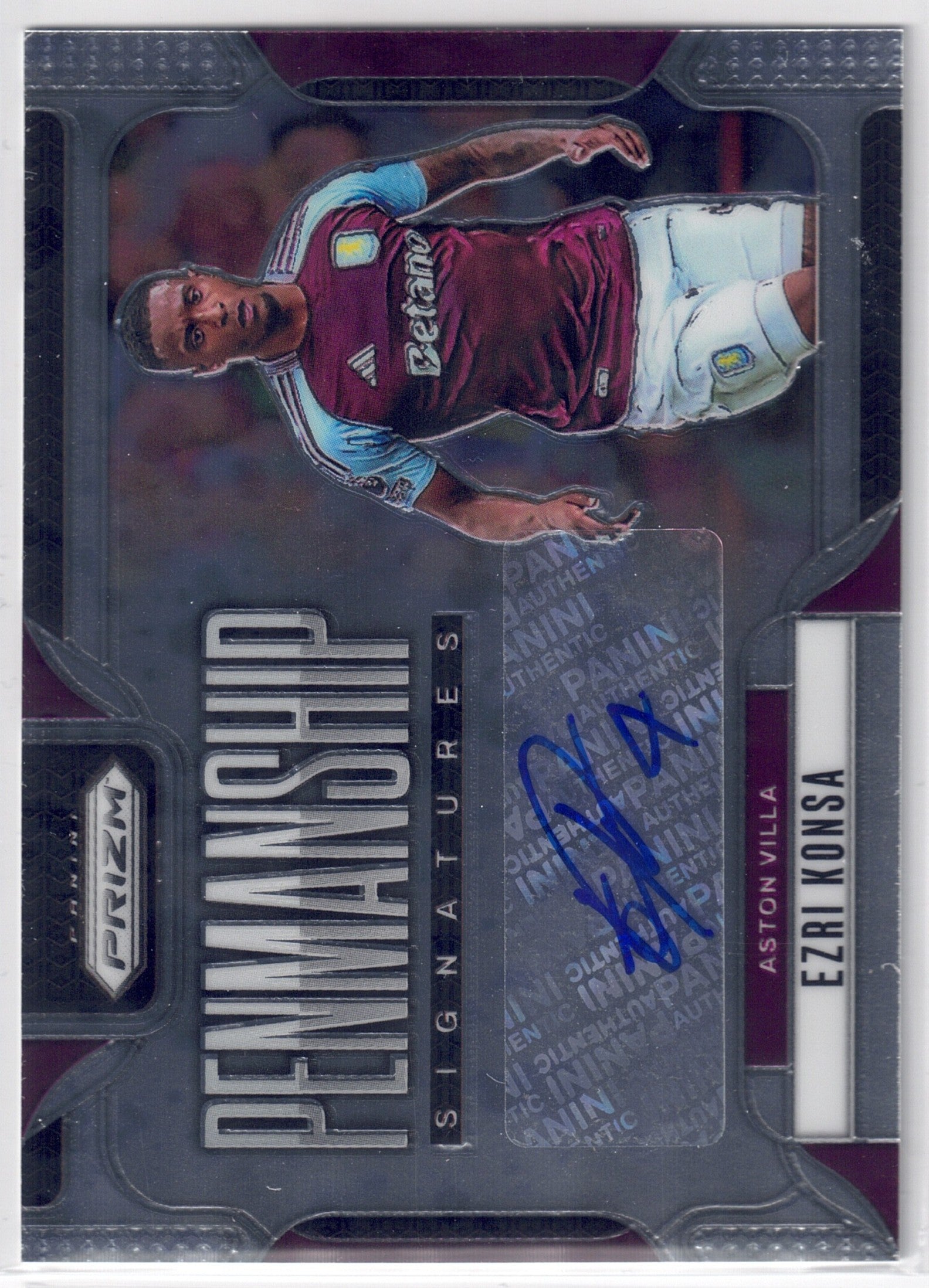 2024-25 Prizm Premier League Ezri Konsa auto