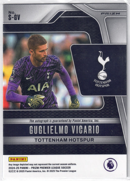 2024-25 Prizm Premier League Guglielmo Vicario auto-back