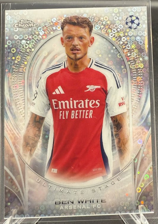 2024-25 Topps Chrome UEFA Ben White Ultimate Stage #USC-6