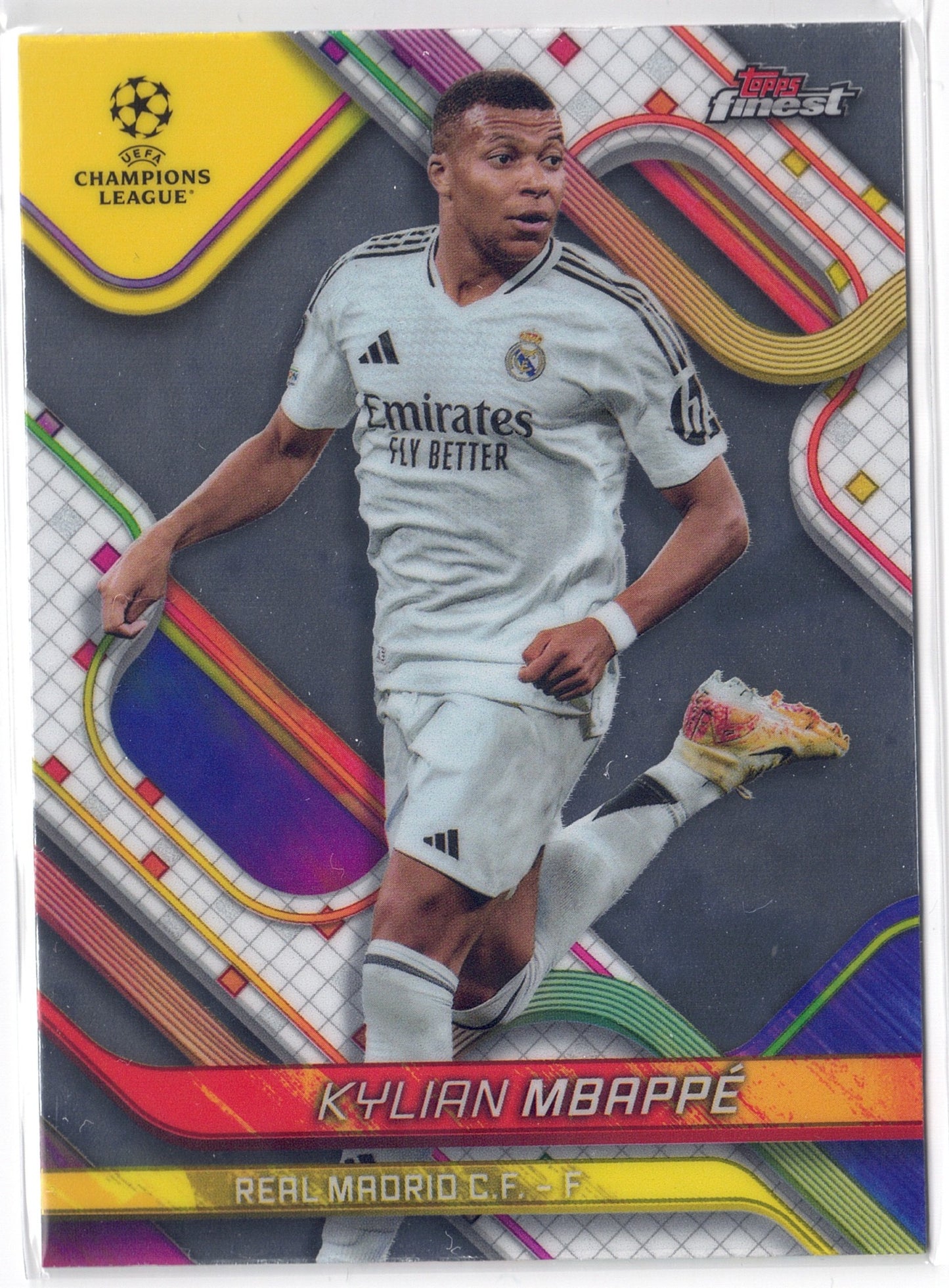 2024-25 Topps Finest #009 Kylian Mbappé