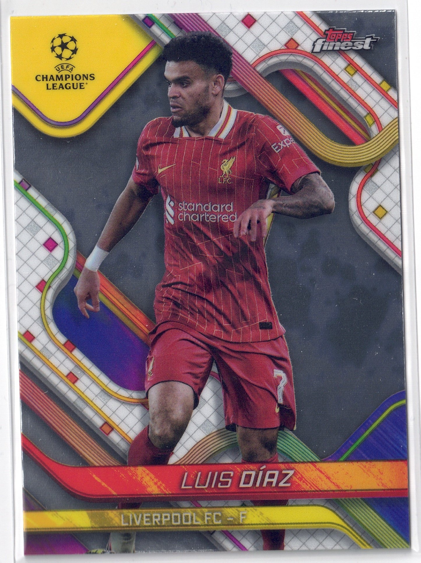 2024-25 Topps Finest #014 Luis Diaz
