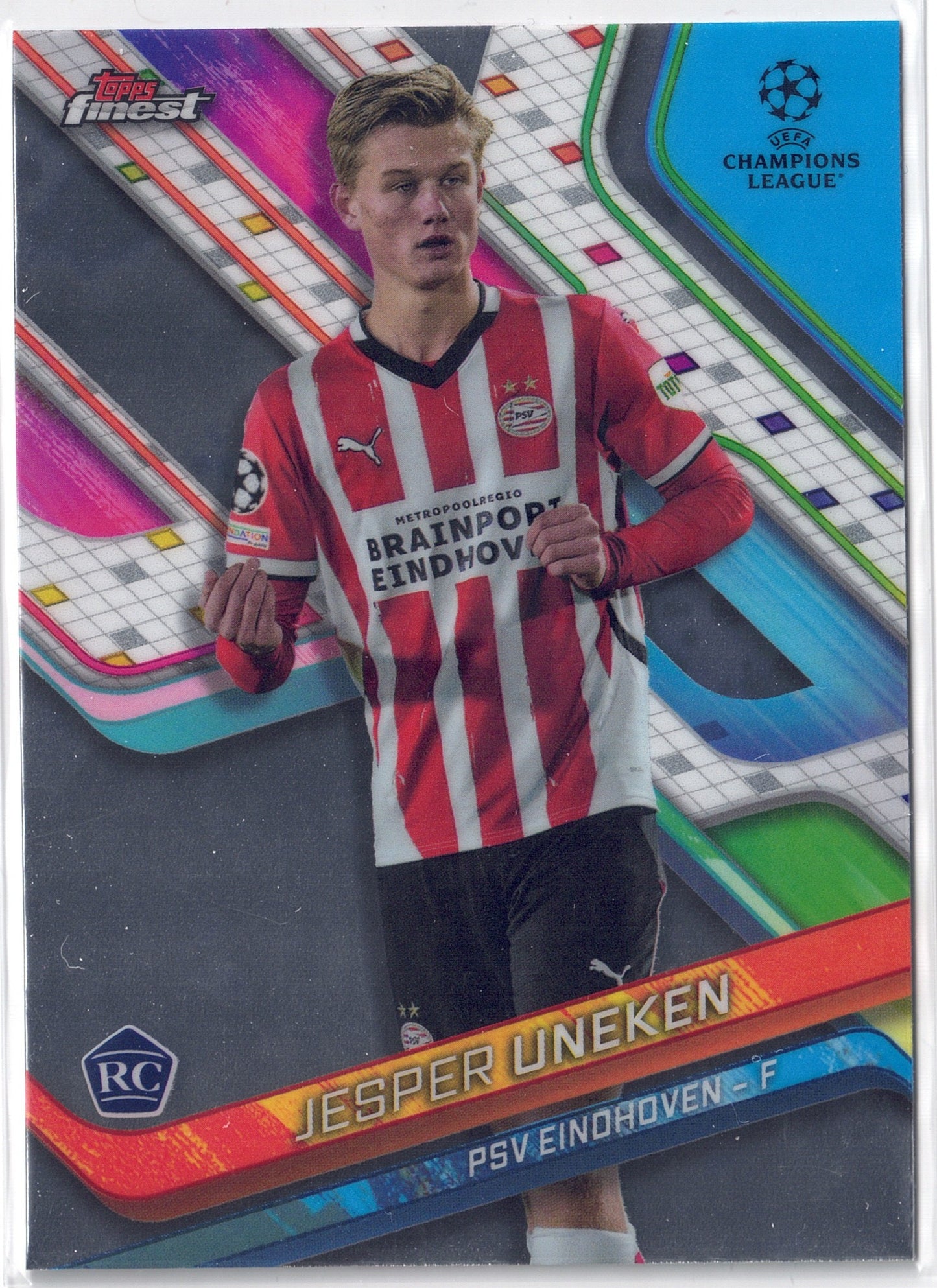 2024-25 Topps Finest #024 Jesper Uneken RC