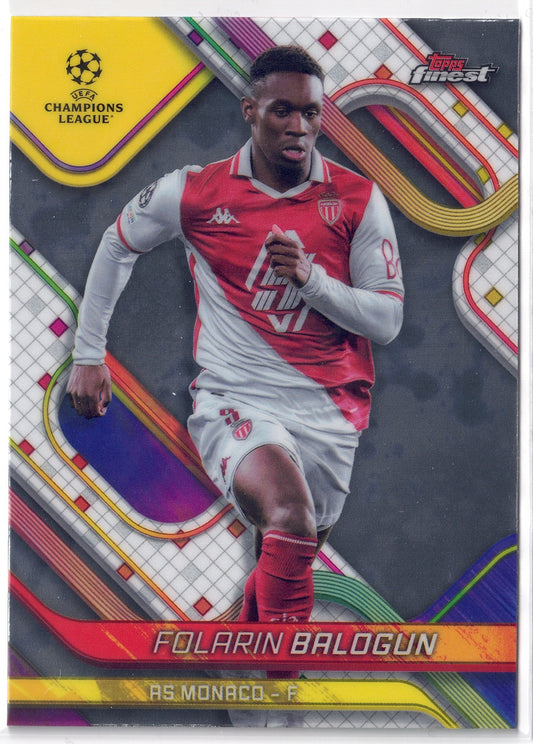 2024-25 Topps Finest #032 Folarin Balogun