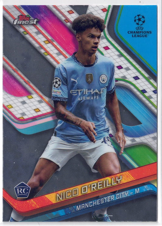 2024-25 Topps Finest #033 Nico O'Reilly RC