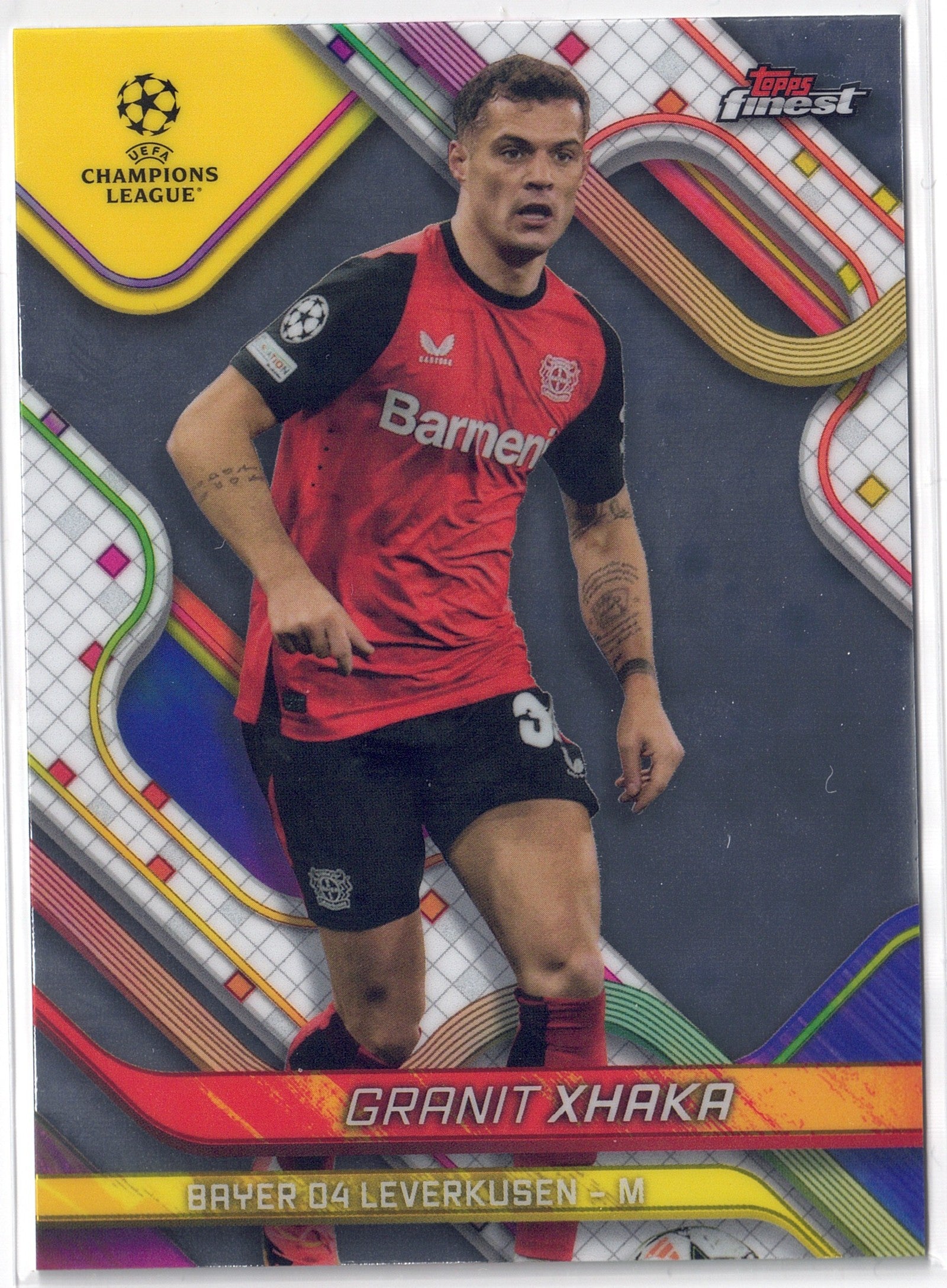 2024-25 Topps Finest #034 Granit Xhaka