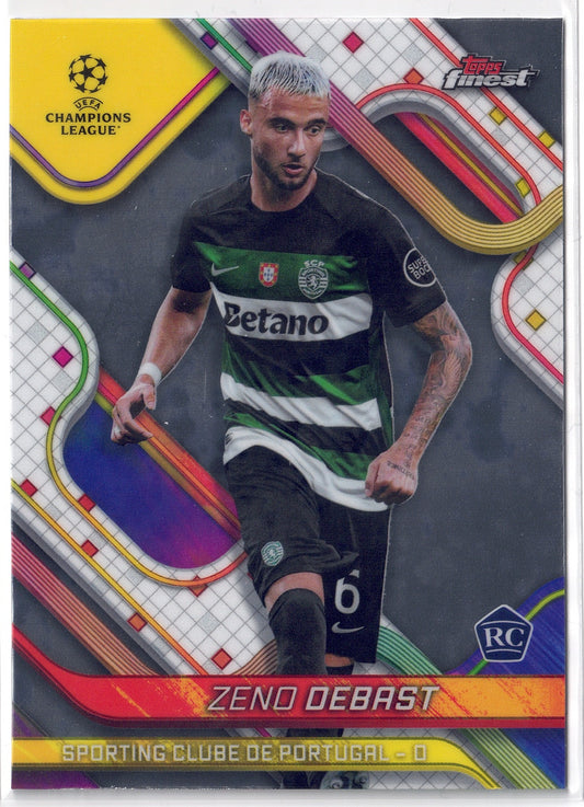 2024-25 Topps Finest #048 Zeno Debast RC