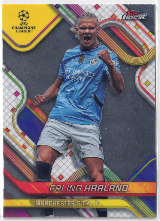 2024-25 Topps Finest #050 Erling Haaland