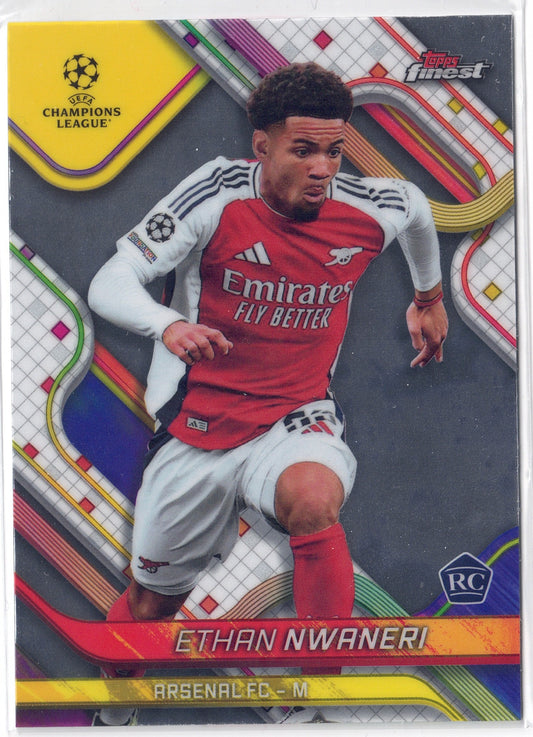 2024-25 Topps Finest #053 Ethan Nwaneri RC