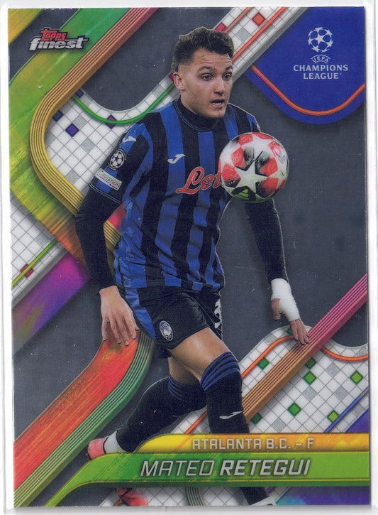 2024-25 Topps Finest #057 Mateo Retegui