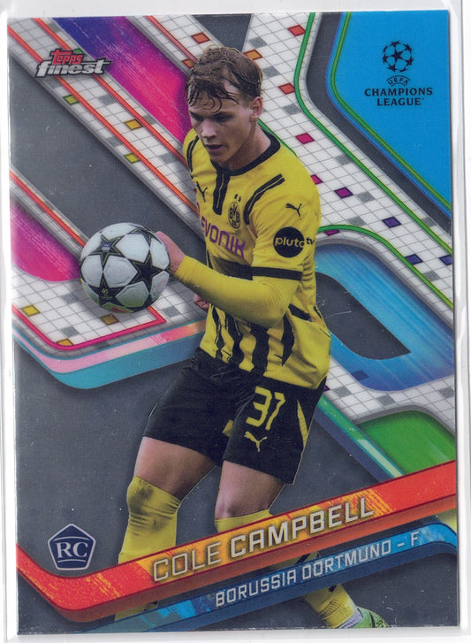 2024-25 Topps Finest #058 Cole Campbell RC