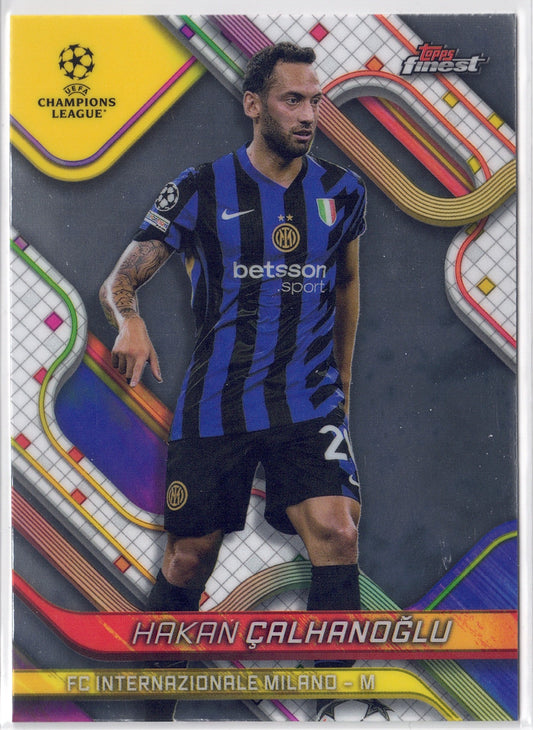 2024-25 Topps Finest #061 Hakan Calhanoglu