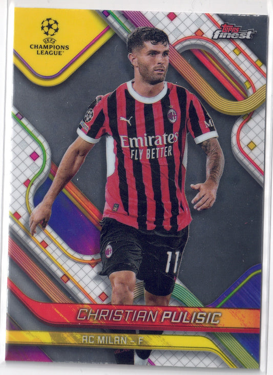 2024-25 Topps Finest #076 Christian Pulisic