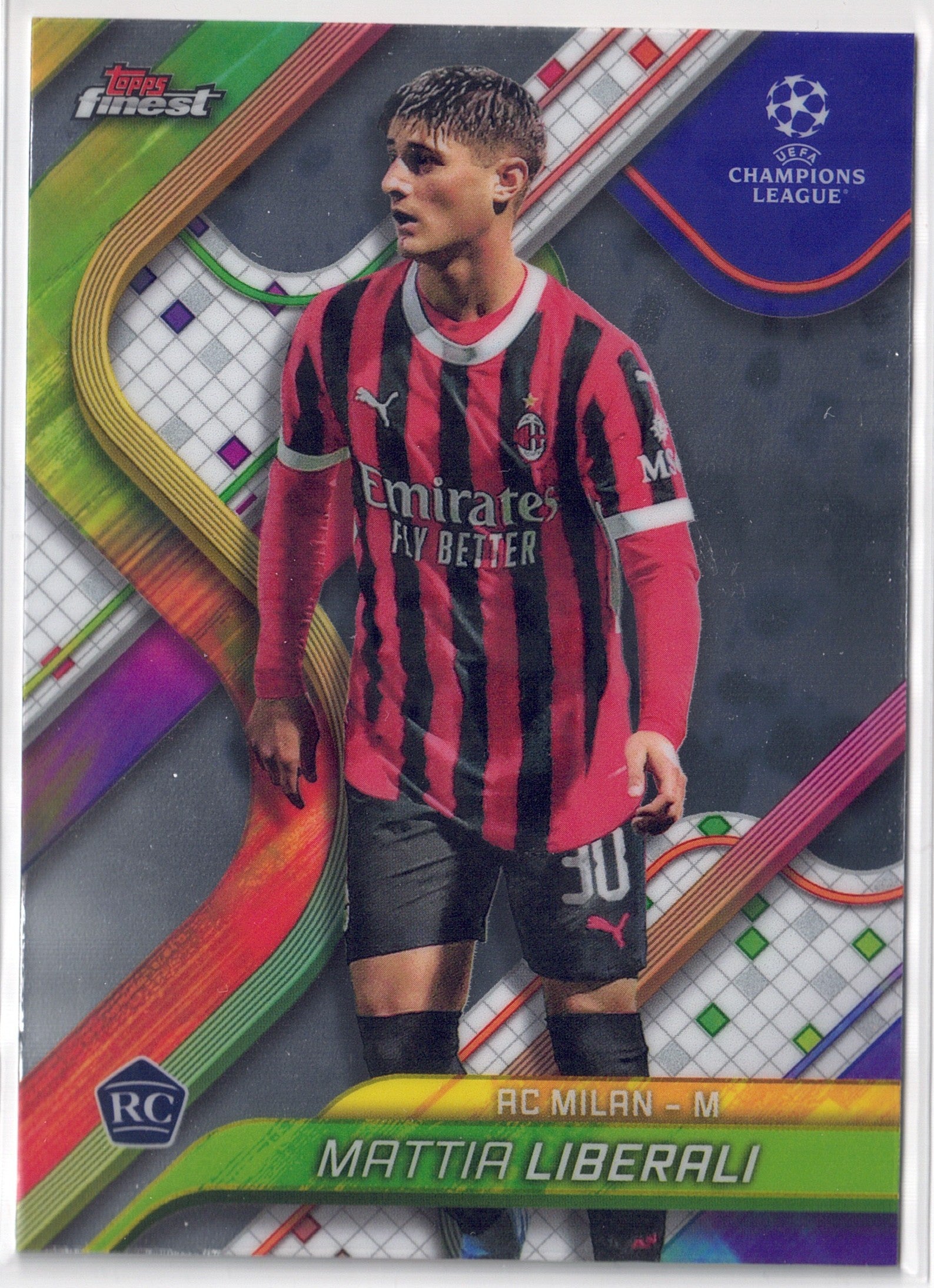 2024-25 Topps Finest #078 Mattia Liberali RC