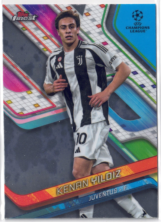 2024-25 Topps Finest #090 Kenan Yildiz