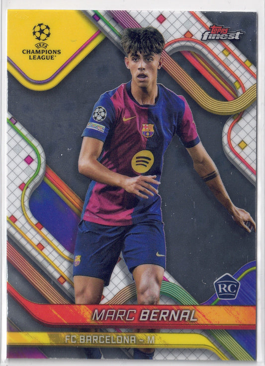 2024-25 Topps Finest #093 Marc Bernal RC