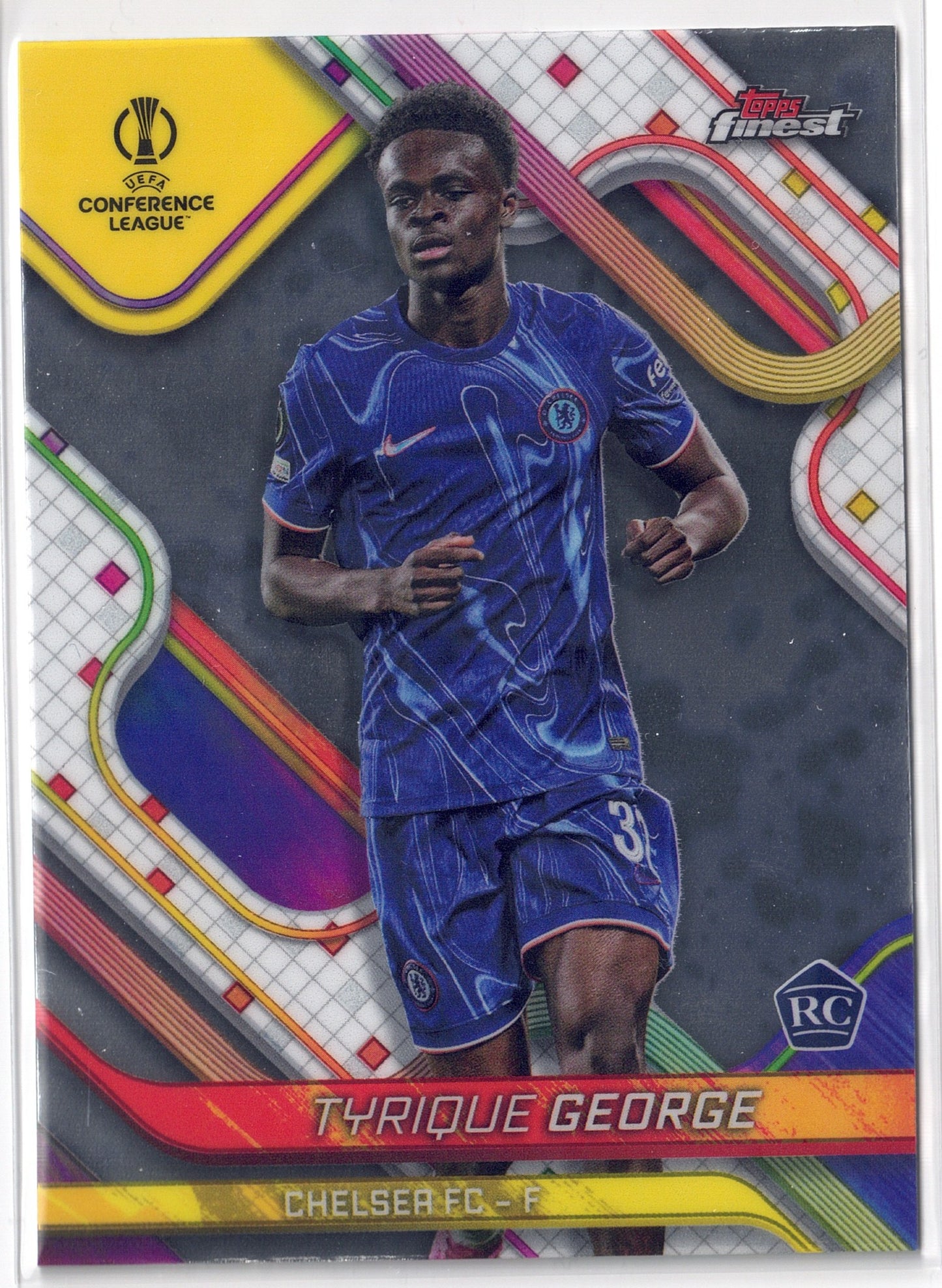 2024-25 Topps Finest #096 Tyrique George RC