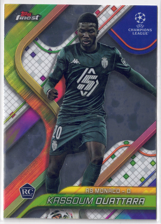 2024-25 Topps Finest #098 Kassoum Ouattara RC