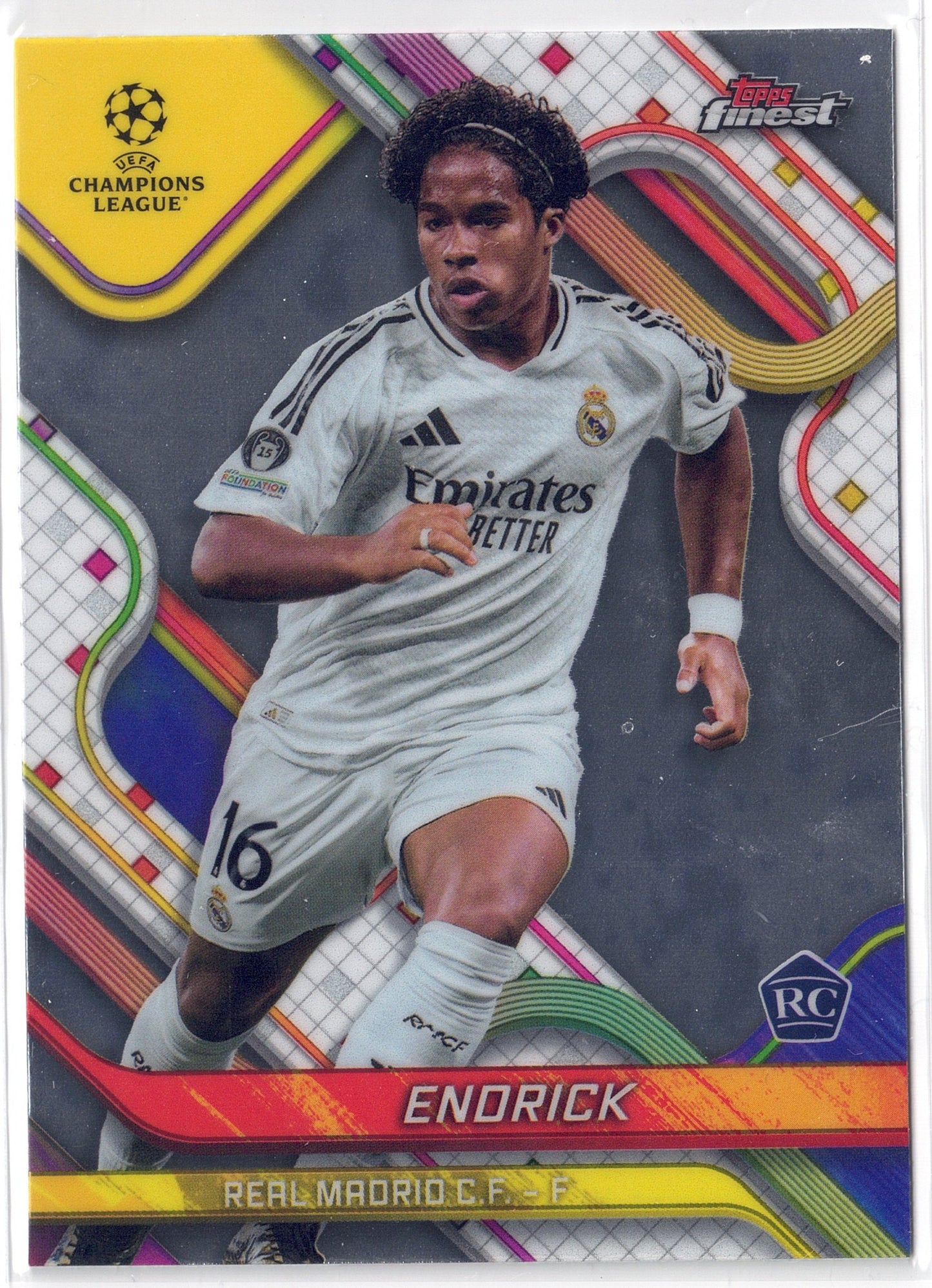 2024-25 Topps Finest #100 Endrick RC